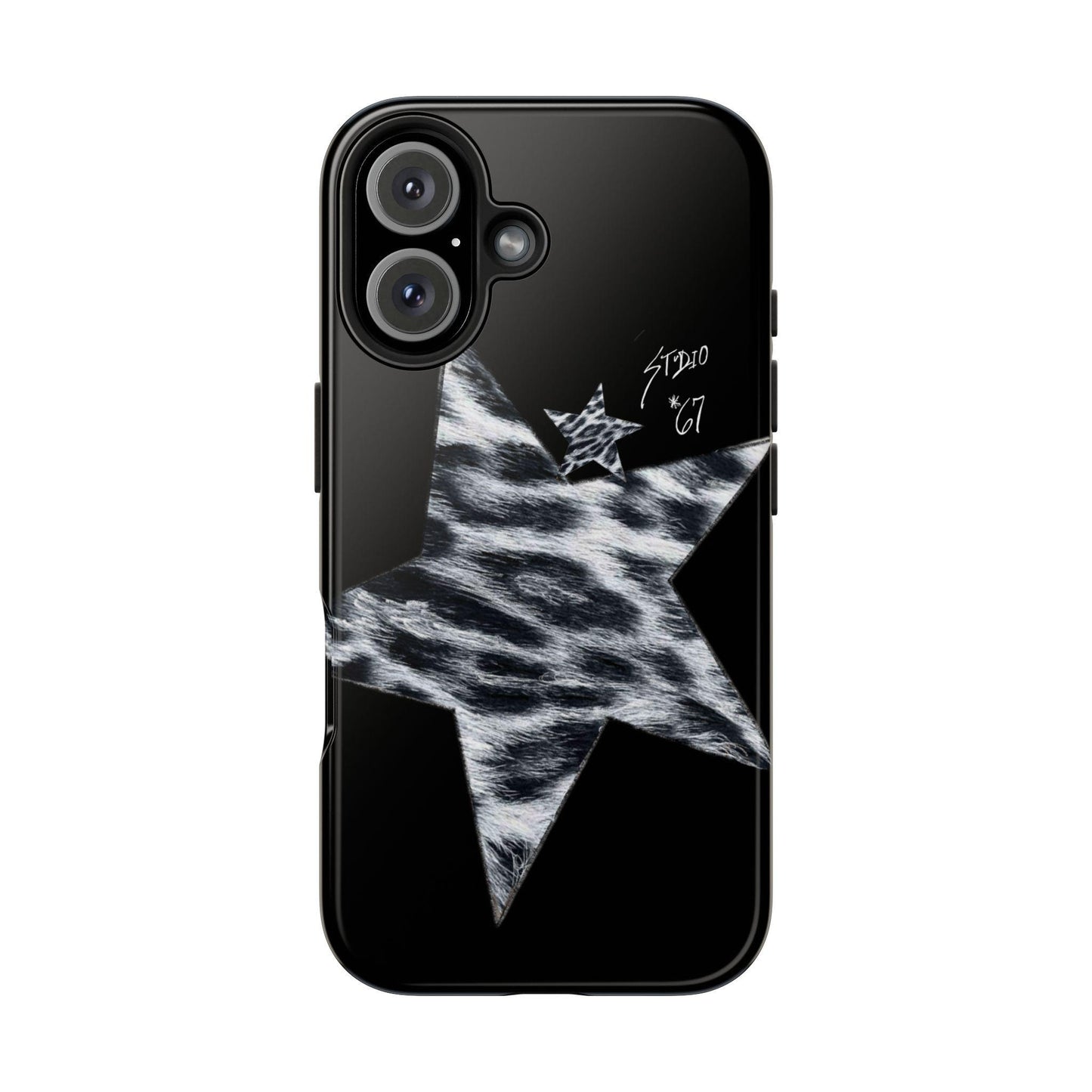 B & W Cheetah Baby Aesthetic Phone Case