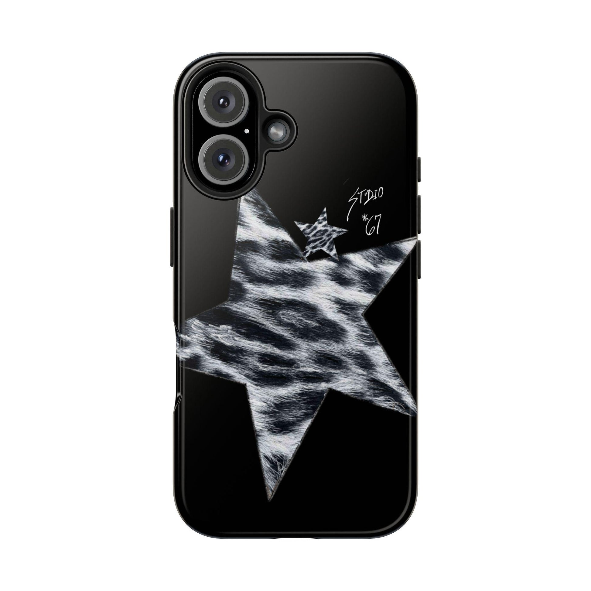 B & W Cheetah Baby Aesthetic Phone Case