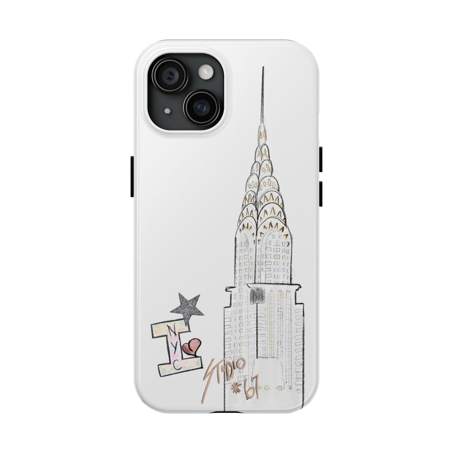 New York City Girl Aesthetic Artistic Phone Case