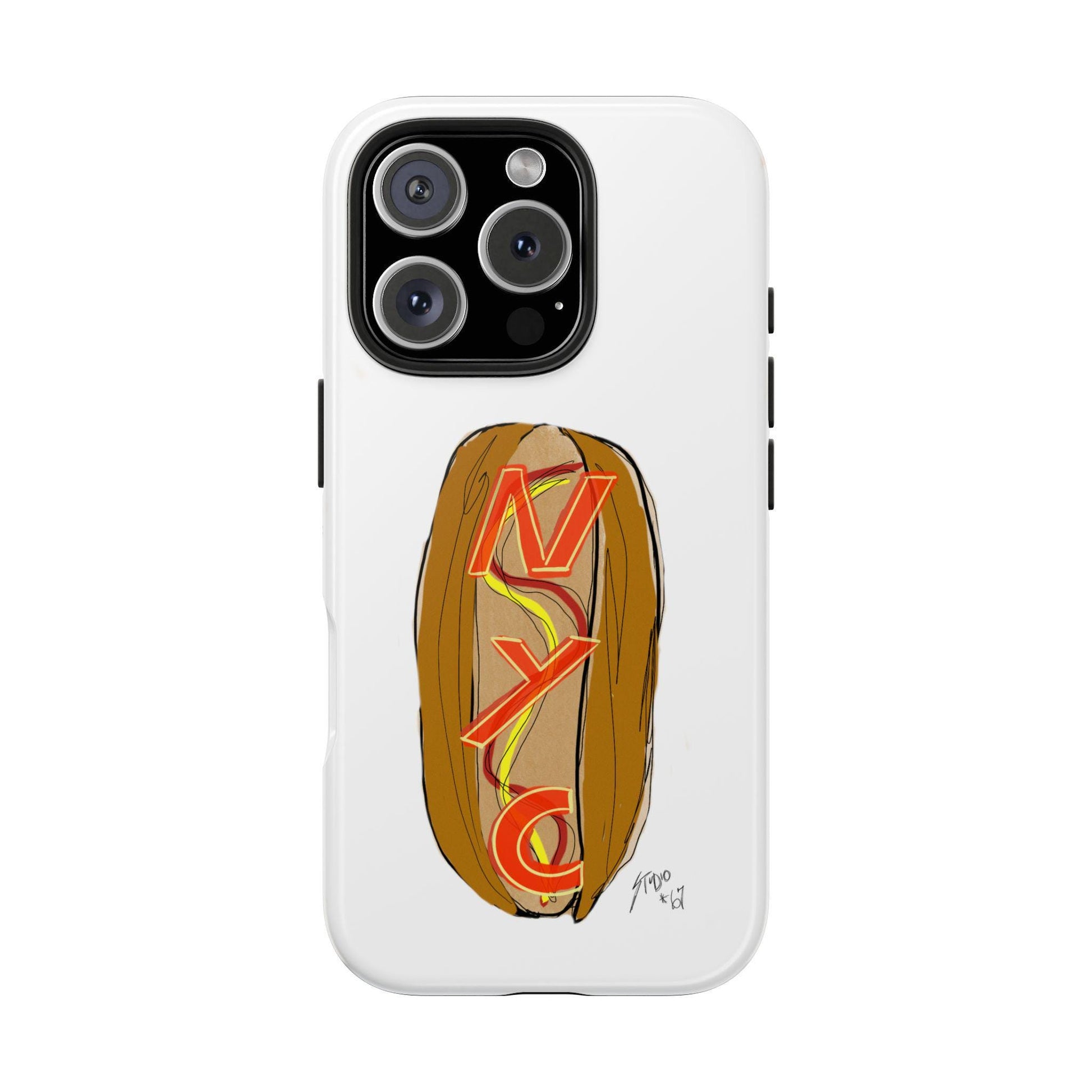 Hot Dog Lover NYC New York Aesthetic Phone Case