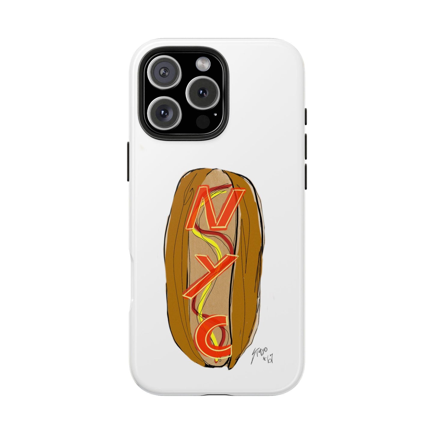 Hot Dog Lover NYC New York Aesthetic Phone Case