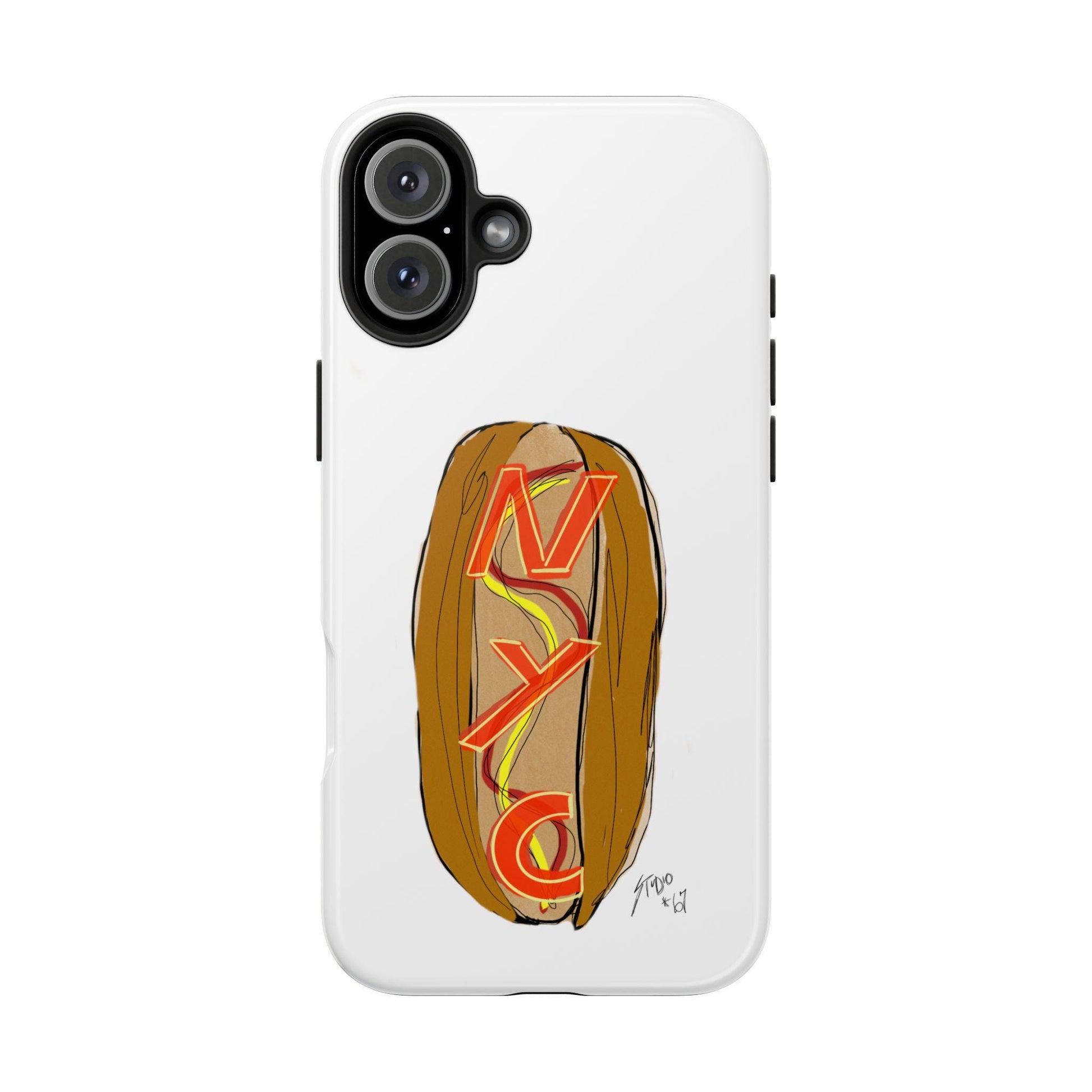Hot Dog Lover NYC New York Aesthetic Phone Case