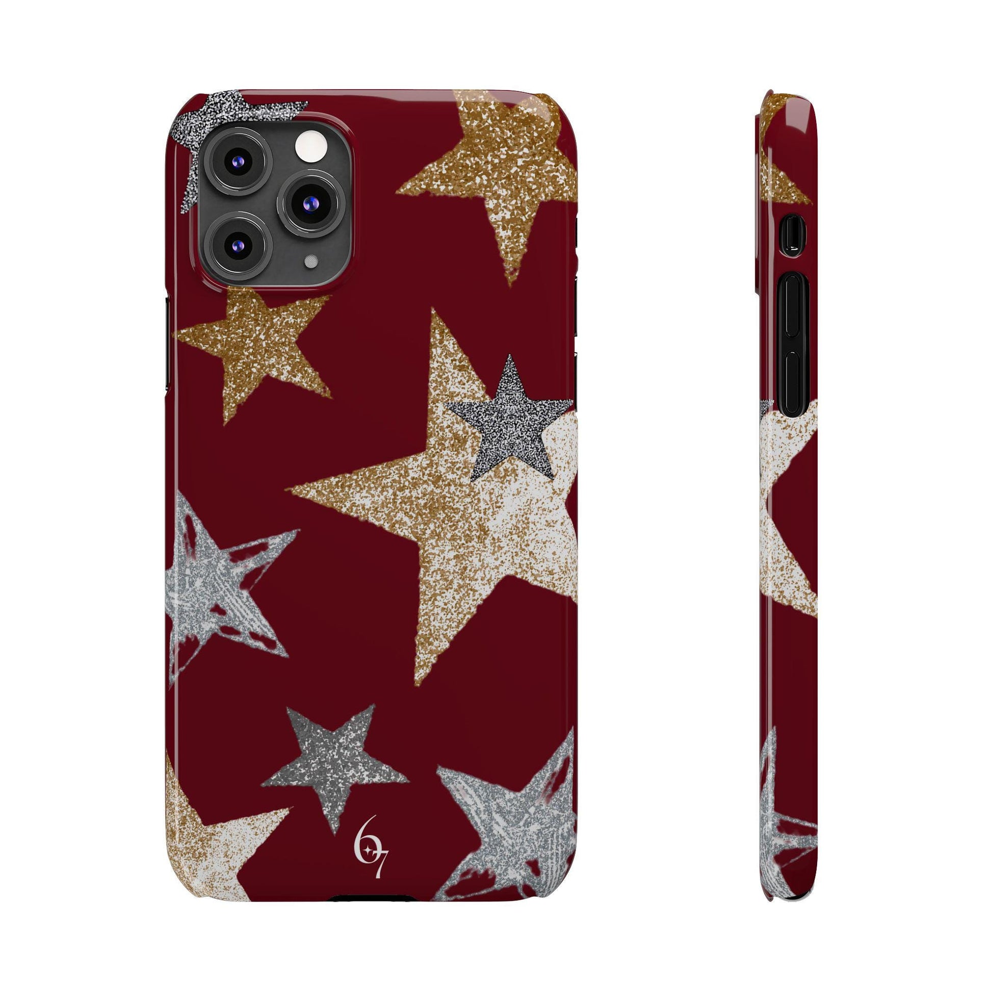 Golden Girly Aesthetic Fall Protective Phone Case