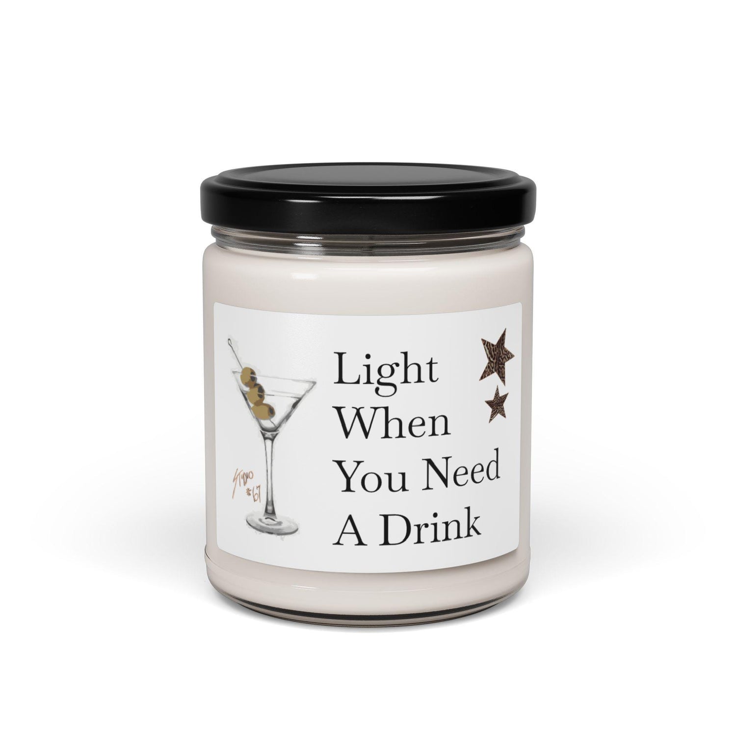 Martini Obsessed Aesthetic Soy Trendy Candle