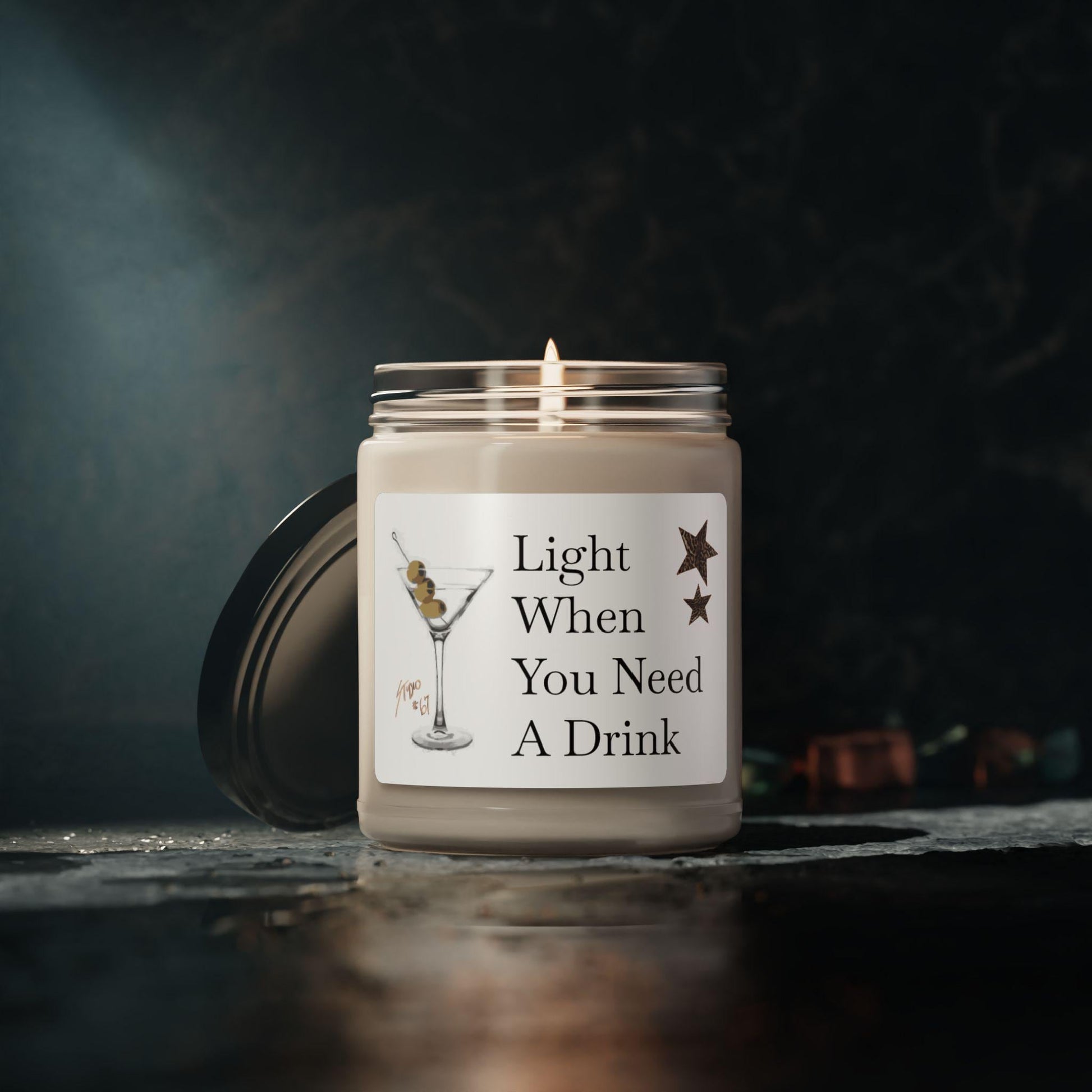 Martini Obsessed Aesthetic Soy Trendy Candle