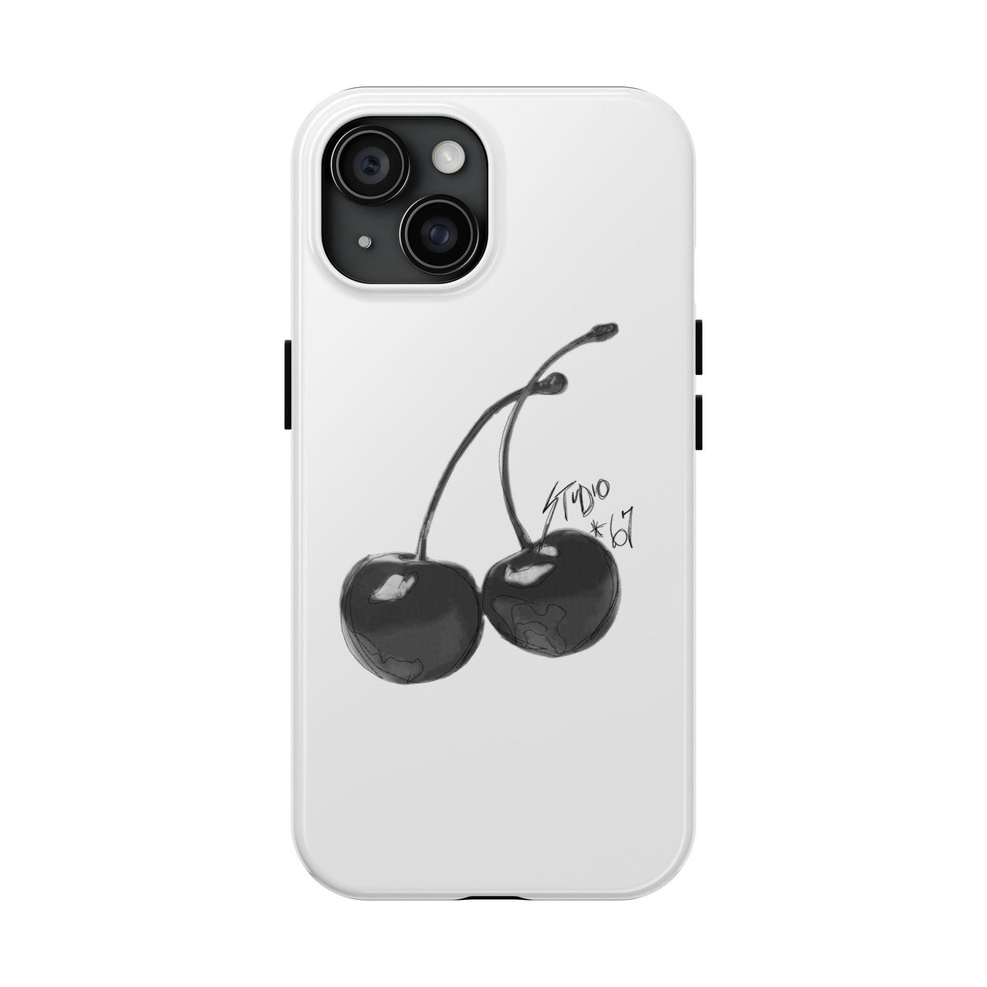Cherry Print Luxury Aesthetic Phone Case