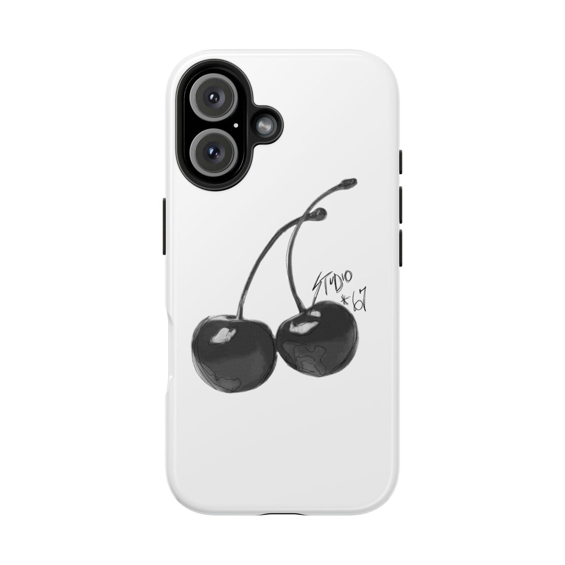 Cherry Print Luxury Aesthetic Phone Case