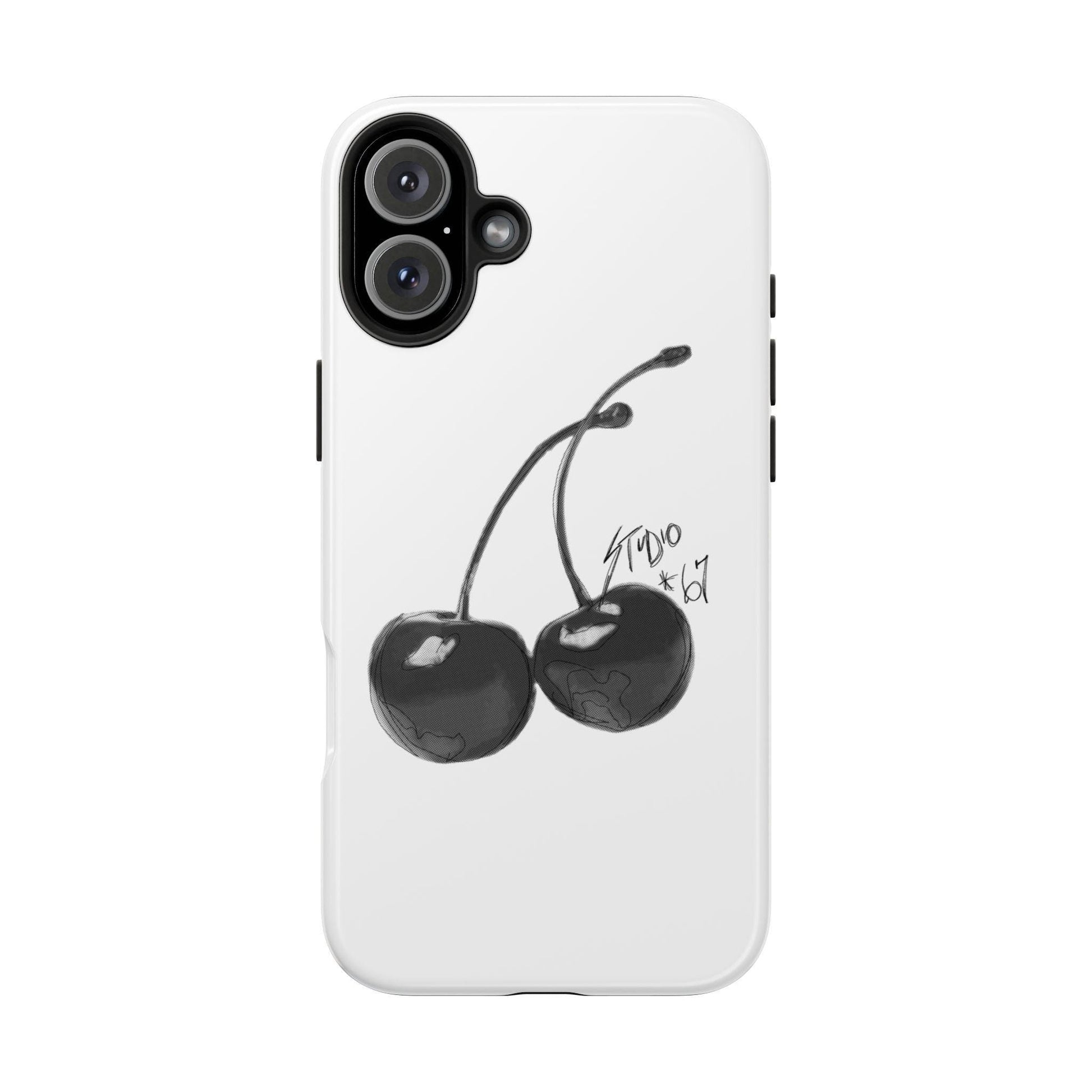 Cherry Print Luxury Aesthetic Phone Case
