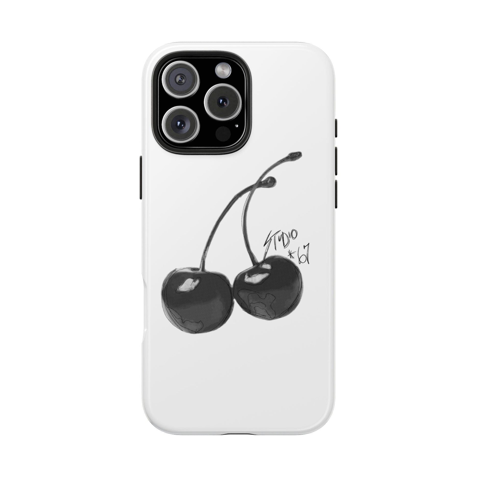 Cherry Print Luxury Aesthetic Phone Case